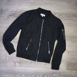 Black Bomber Jacket